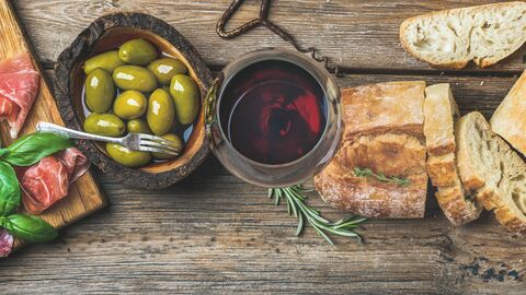 Mediterranean Cuisine and wine Mediterranean Cuisine and wine